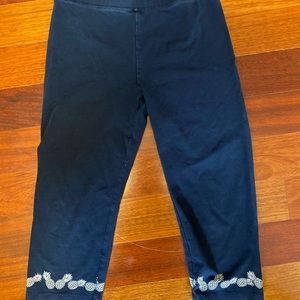 Navy girls capris crewcuts